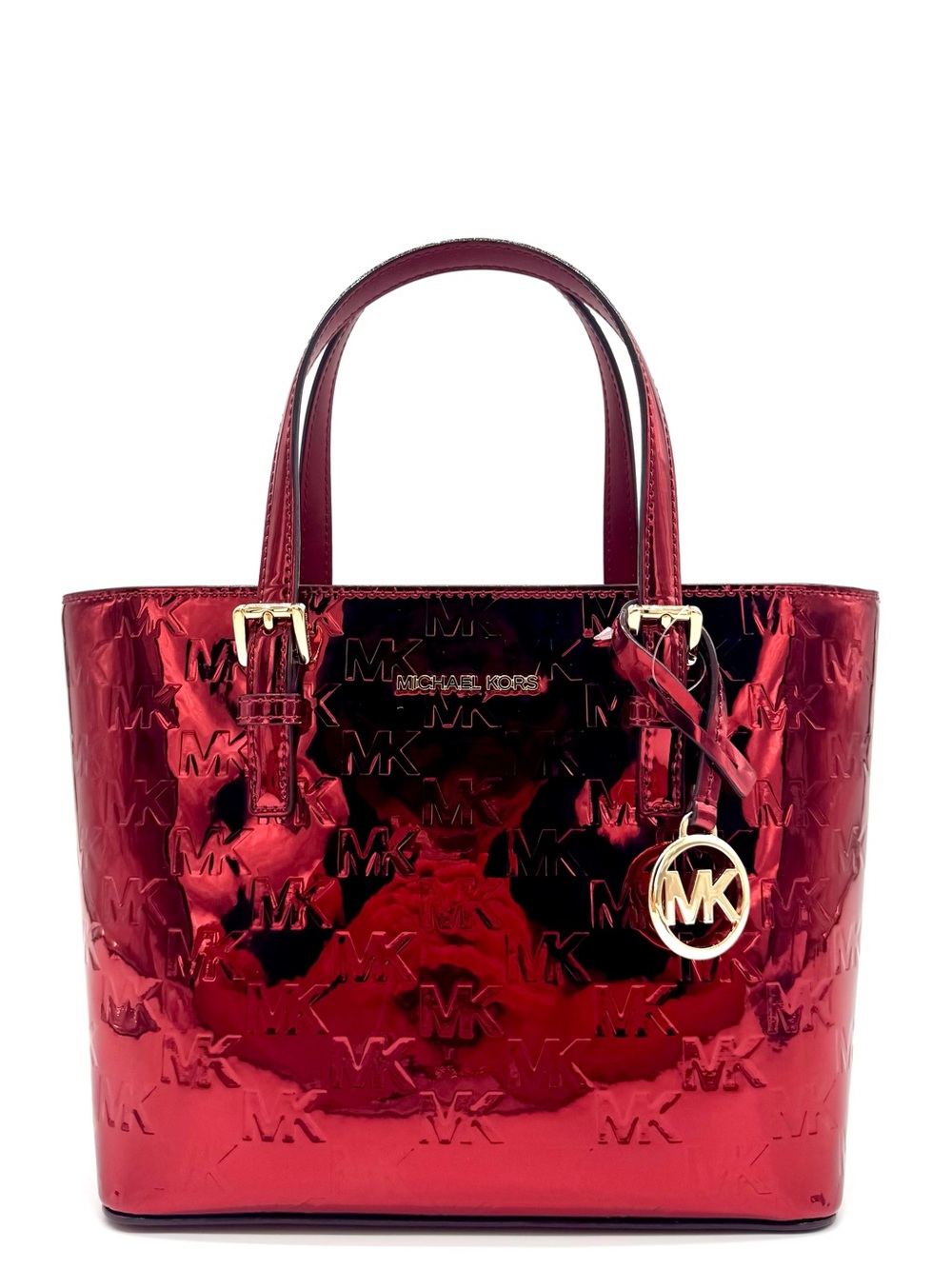 Michael Kors Jet Set Travel XS TZ Tote Bag Cherry